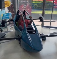 YIVTOL S ZERO, véhicule aérien à une place, positionnement GPS, 50-55 minutes d'autonomie, 120 kg, 2000 m de portée, charge utile nette, voiture volante en fibre de carbone, nouveau