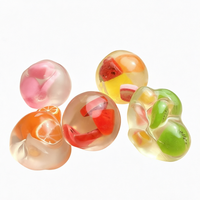 Balle anti-stress malléable en forme de fruit ou d'huile de coco, jouet sensoriel tactile pour soulager le stress