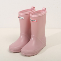 Bottes de pluie Design mignon dernière impression PVC enfants fille grande vente Gumboots vente en gros Bottes de pluie chaussures antidérapantes pour enfants