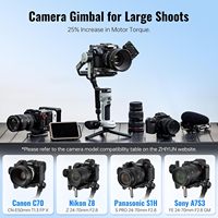 Stabilisateur de caméra Zhiyun Cinepeer Crane 4E avec charge rapide PD, stabilisateur de caméra robuste pour la réalisation de films professionnels