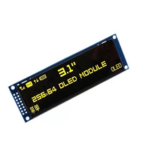 Pantalla OLED Real de 3.12" 256*64 25664 Puntos, Módulo LCD Gráfico, Pantalla LCM con Controlador SSD1322, Compatible con SPI