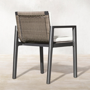 Ensemble de meubles d'extérieur en alliage d'aluminium pour patio, villa, jardin, table basse de loisirs, hôtel, complexe hôtelier, résistant aux intempéries et imperméable - Product Image 5
