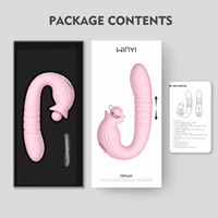 Vibrateur détachable 4-en-1, modèle 2025, produit phare du fabricant de jouets sexuels, avec 10 modes de rotation et vibration profonde pour femmes