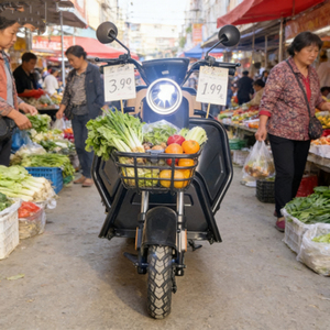 Tricycle électrique HengQiao 3 places ouvert (60V, cadre en acier) certifié DOT, navette pour les visites des sites touristiques et patrimoniaux culturels - Product Image 2