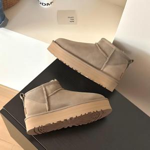 Botas de Nieve para Mujer <span class=keywords><strong>UG</strong></span>, Cómodas, con Forro de Piel de Oveja, Suela Gruesa de EVA, Ligeras, Suaves, para Invierno y Otoño - Product Image 4