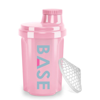 Bouteille shaker promotionnelle en plastique sans BPA de 300/500/700 ml, personnalisable, en PP, pour mélanger les protéines en poudre, avec logo.