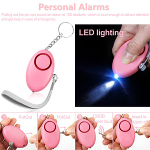 Bán Buôn Tự Vệ Keychain Phụ Kiện Thiết Lập Cho Phụ Nữ An Toàn Cá Nhân Báo Động Vật Liệu Hợp Kim Móc Chìa Khóa - Product Image 4