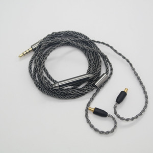 Cable de audio chapado en plata, conector de 3,5 mm para Audio Technica A2dc Ls50 E40 E50 E70 con micrófono y ajuste - Product Image 1