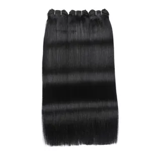 Wholesale Natural Black Color Human Hair Extension Straight Hair Bundles Original Brazilian Straight Hair