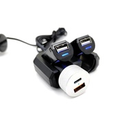 Chargeur de voiture multifonction 3.1A double USB prise allume-cigare pour téléphone portable