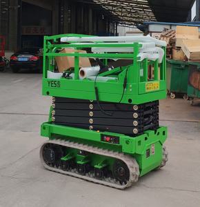 Platform angkat logam mendorong sendiri seluler, baru 7.8m gunting angkat 220v untuk konstruksi - Product Image 1