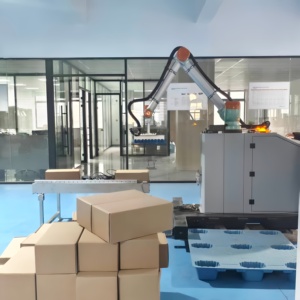 หุ่นยนต์อุตสาหกรรม รับน้ำหนักมาก 20 กก. 30 กก. โคบอท จัดเรียงสินค้า ถุง กล่อง กระดาษแข็ง เครื่องซ้อนอัตโนมัติ เครื่องดูดซับและซ้อนกล่อง มอเตอร์ - Product Image 1