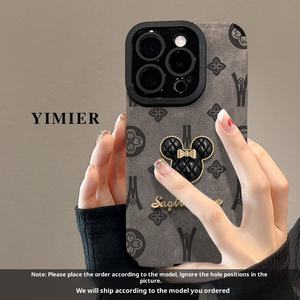 <span class=keywords><strong>Coque</strong></span> de téléphone portable stéréoscopique <span class=keywords><strong>Mickey</strong></span> décorative avec corde suspendue, adaptée pour <span class=keywords><strong>Iphone</strong></span> 16promax/17/15/14/13/<span class=keywords><strong>12</strong></span>/11 - Product Image 6