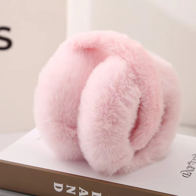 Tige en peluche pliable - rose - 15 cm de diamètre