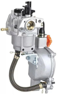 Kits de Conversión a Gas para Carburador LPG 168F 2KW 3KW 170F Repuestos para Motor de Gasolina Carburador de Combustible Dual para Generador