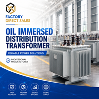 Transformateur de distribution triphasé immergé dans l'huile 400 kV à 20 kV 50/60 Hz certifié ISO9001 CE CQC ROHS pour postes de transformation