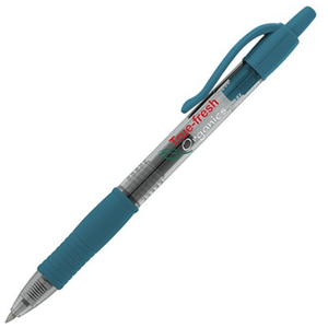 Bolígrafo de Gel Retráctil con Logotipo Personalizado, Punta Fina de 0.7 mm, Empuñadura de Goma, Tinta de Secado Rápido a Prueba de Manchas, Impresión en Serigrafía, Promocional, Venta al por Mayor - Product Image 1