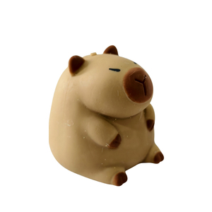 Vente en gros de balles anti-stress en plastique personnalisées avec logo, jouet à presser en forme de capybara - Unisexe, marque HONGMENG - Product Image 2