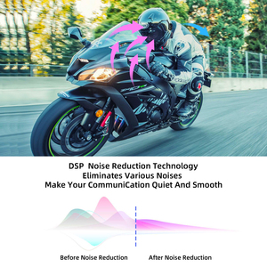 Xe Máy Bluetooth Mũ bảo hiểm Tai nghe 6 tay đua auriculares de casco Bluetooth Para motocicletas <span class=keywords><strong>intercom</strong></span> Kit với âm nhạc chia sẻ - Product Image 6