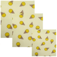 Emballage alimentaire réutilisable en cire d'abeille naturelle et durable, tissu en graines de coton, cire d'abeille de qualité supérieure, qualité naturelle, pour usage en cuisine, 18x20cm