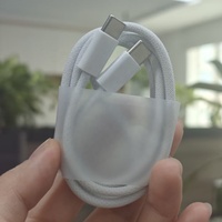 Cable USB-C a USB-C de 60W con Trenzado de Nailon, 1M, Carga Rápida de 3A para Teléfonos Móviles, Conductor de Cobre Puro de Alta Calidad