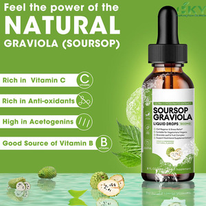 OEM Organic Soursop Graviola gocce liquide per via orale di dosaggio Soursop integratori di SOURSOP multivitaminico - Product Image 3