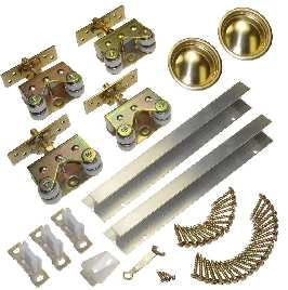 Prix de gros Ventes directes d'usine Kits de quincaillerie pour portes coulissantes cachées pour système de portes coulissantes Kits de portes escamotables - Product Image 5