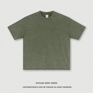 Manufacturer OEM Unisex Oversized Streetwear <b>Vintage</b> T-Shirt Custom DTG Print <b>Tees</b> Heavyweight 100% Cotton Acid Wash Men t Shirt - Product Image 6