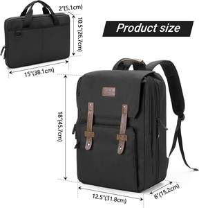 Échantillon gratuit, vente en gros, logo personnalisé, toile, matériau durable, pliable, étui de rangement pour couteau de chef pour homme, sac à outils enroulable - Product Image 2