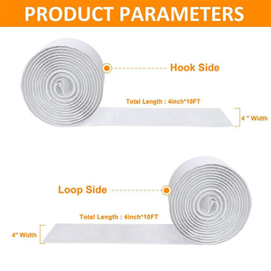 2 cm chiều rộng nhà văn phòng thủ công mỹ nghệ không thấm nước bền tự dính băng dính móc vòng lặp Fastener - Product Image 3