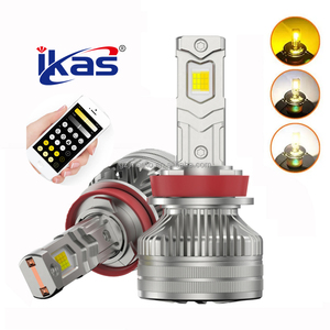 Ventilateurs <span class=keywords><strong>de</strong></span> refroidissement intelligents silencieux haute puissance 12000 tr/min 150W 30000LM 6500K avec contrôle par application ou télécommande <span class=keywords><strong>Ampoule</strong></span> H4 H7 H7 H11 - Product Image 1