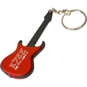Llavero LED con Logotipo Personalizado de Guitarra, Regalos Promocionales para Músicos, Eventos Musicales, Artículos de Marca Corporativa, Accesorio de Recuerdo - Product Image 2