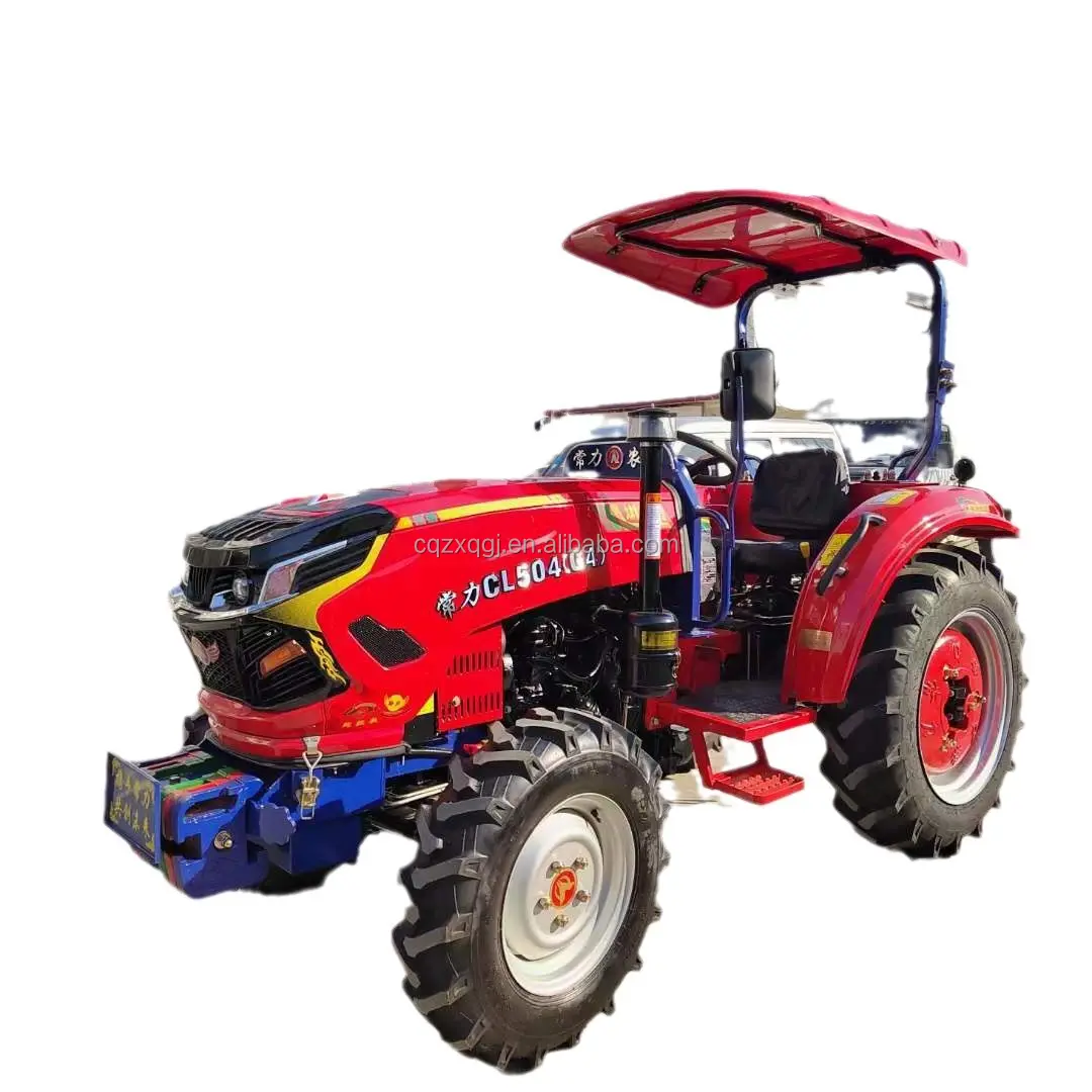 Mesin Pertanian, traktor pertanian dengan nilai daya 50 tenaga kuda, penggerak empat roda