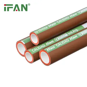 IFAN tùy chỉnh kích thước 20-63 Mét nhựa pph Ống Nâu pn25 tinh khiết nước lạnh pph Ống