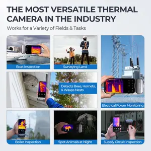 TOPDON Precio de fábrica ODM OEM TC002 Sistema iOS Smart Thermography Imager Teléfono móvil usb Mini IR Cámara de imagen térmica infrarroja