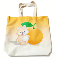 Sac de shopping en toile de polyester résistant à l'eau, impression personnalisée du logo, léger, réutilisable, pour la plage, les courses