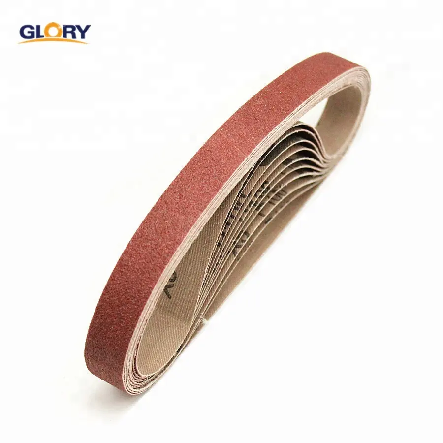 Abrasive Sanding Belt Glory Abrasive KX167 Aluminum Oxide Sand Belts For Metal Wood Furniture