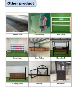 คอกม้าสำเร็จรูป MAISTEED แบบพกพา กล่องคอกม้าแบบโมดูลาร์ แผงคอกม้าเหล็กชุบสังกะสี คอกม้าประกอบสำเร็จ - Product Image 6