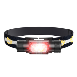 Usb Rechargeable Super Bright Dual Led Beam Torch Lightweight Waterproof Aluminum Alloy For Outdoor <b>Emergency</b> Use LED Headlamp - Product Image 1