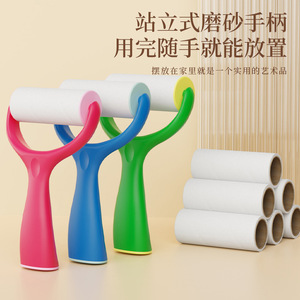 Lint Roller With Tearable Paper 60 Sheets Strong Adhesive For Clothes Dust Removal - Product Image 4