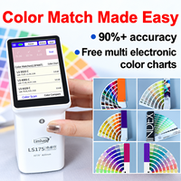 Colorimètre portable Linshang LS175 avec grande ouverture de 20 mm pour l'inspection des aliments, des fruits, des textiles et des plastiques