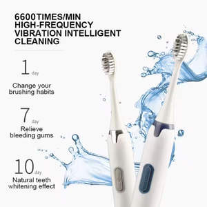 Brosse à dents électrique portable à succès, IPX7, adulte, étanche, poils doux, batterie rechargeable, usage domestique - Product Image 2