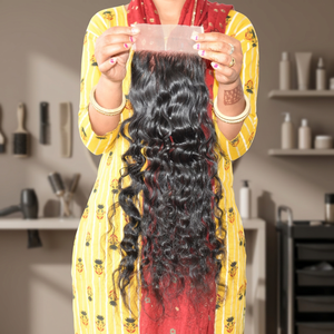 Cabello Virgen Indio Natural Ondulado Remy con Cutícula Alineada, Ondas Profundas sin Procesar, sin Químicos, al por Mayor - Product Image 6