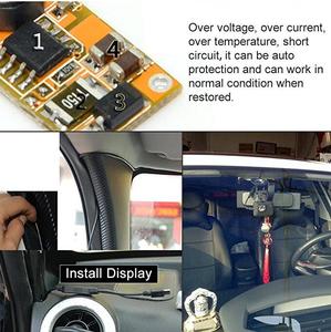 Alligator Clip to DC 5.5x2.1mm <b>Power</b> Converter Cable -12V <b>Battery</b> Clip to DC Plug Adapter for <b>LED</b> <b>Strip</b>, DVR, Test Equipment - Product Image 2