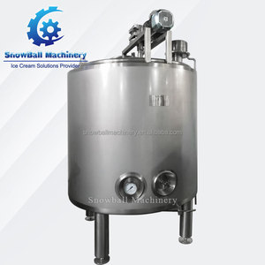 Linea di produzione di impianti per alimenti surgelati per gelateria, attrezzatura per vaschetta di preparazione in acciaio inossidabile, macchina per serbatoi di invecchiamento - Product Image 1