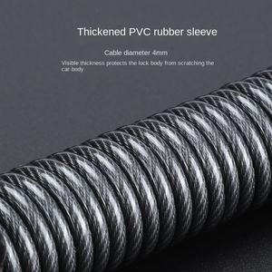 Mini-cadenas portable antivol pour casque de moto JXT à code, idéal pour la protection des casques de vélo de montagne et de moto sur autoroute - Product Image 3