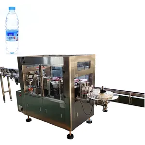 Manufacturer Price Automatic High Speed Linear OPP BOPP Hot Melt Glue Labeling Machine for Plastic Glass Bottle Water Factory