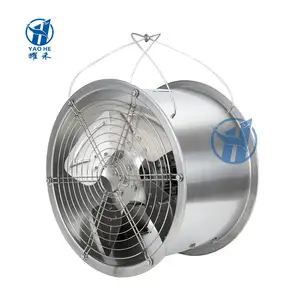 Ventilateur de circulation d'air de serre à flux axial en acier inoxydable de 400mm 500mm 600mm pour système de refroidissement de Ventilation de serre