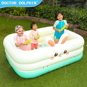 Piscina Inflable <span class=keywords><strong>Pequeña</strong></span> para Niños, de Uso Doméstico, Sobre el Suelo, para Exteriores, Diseño de Conejo, para Familias - Product Image 3