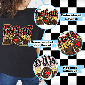 Патч для игры в волейбол, футбол, Софтбол, баскетбол, бейсбол, Футбол-забавные спортивные патчи для мам - Product Image 6